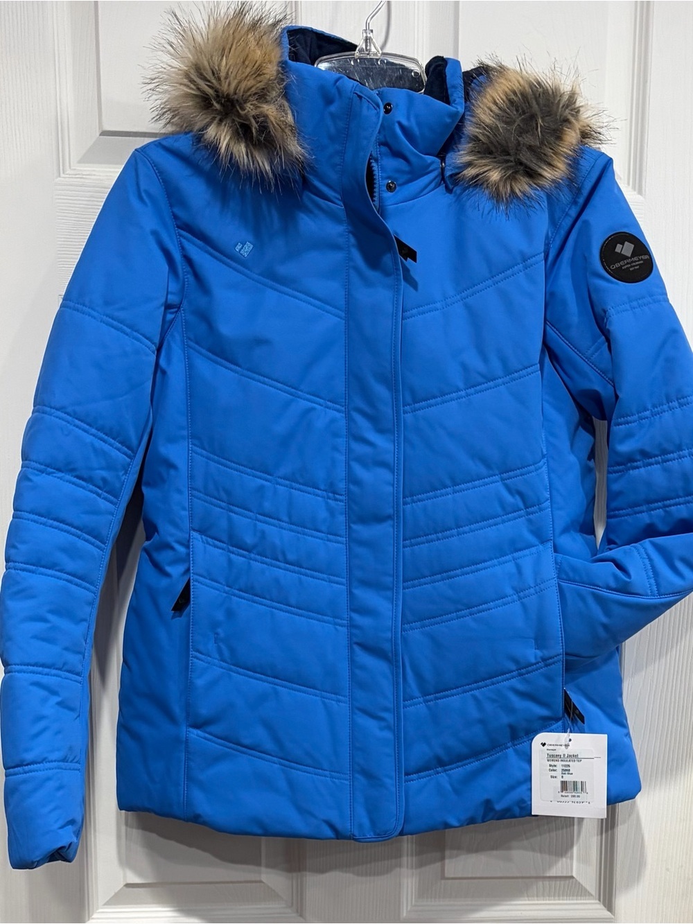 Obermeyer Women's Size 8 Tuscany II PrimaLoft Ski Jacket Insulated Blue NWT Snow